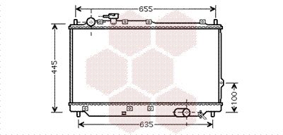 VAN WEZEL Radiators, Motora dzesēšanas sistēma 83002059